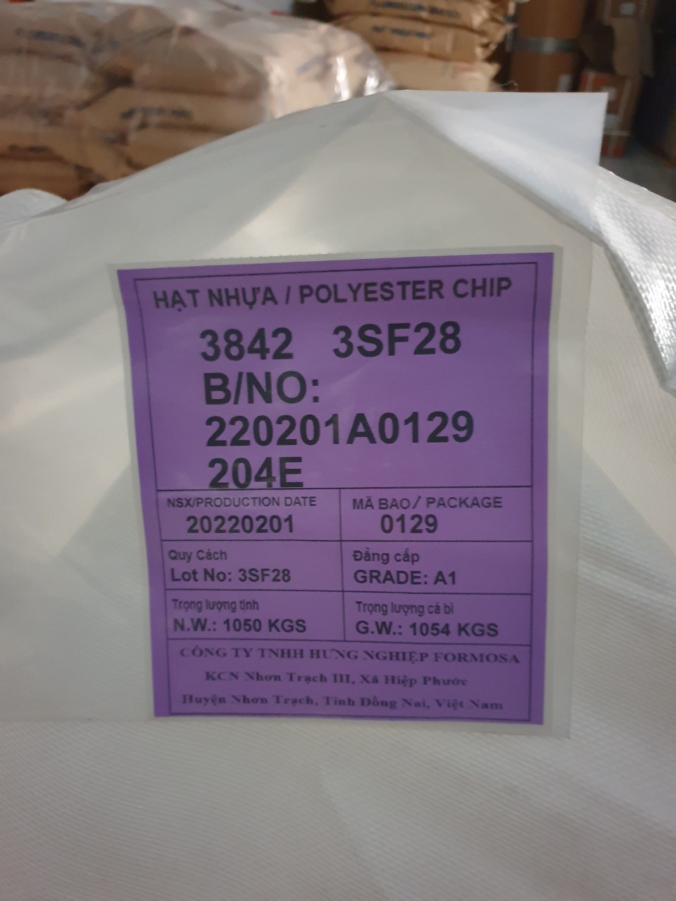 HẠT NHỰA PET 3842 FORMOSA